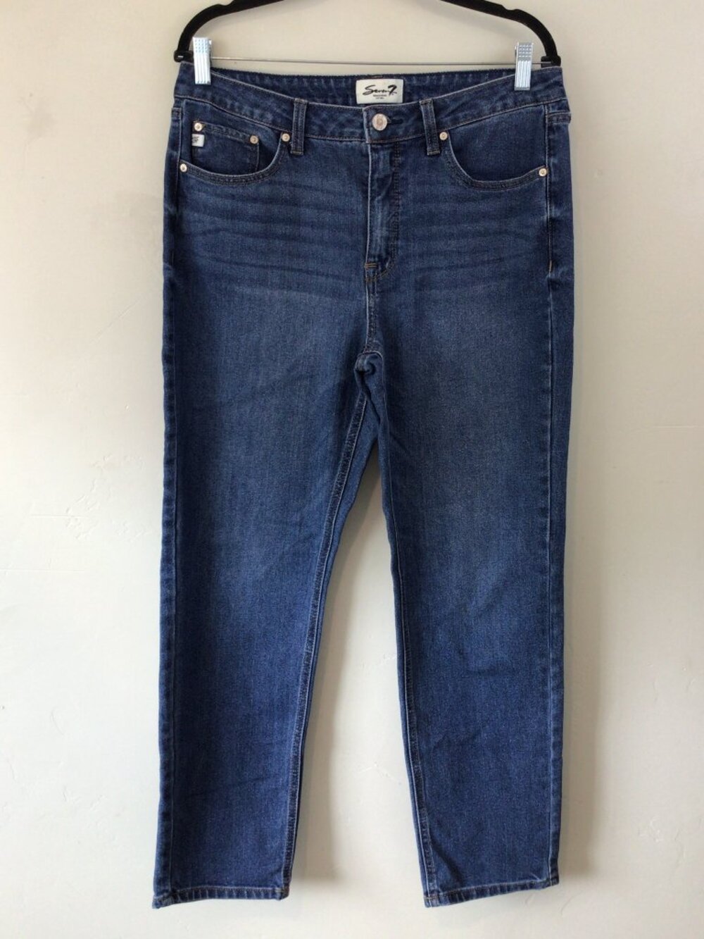 Seven 7 Straight High Rise Jeans